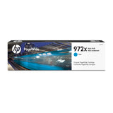 HP 972X High Yield Cyan Original PageWide Ink Cartridge (L0R98AN) L Cy
