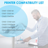 LeciRoba CS421 78C10 Toner Cartridge Replacement for Lexmark 78C10 78C