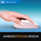 Adesso iMouse A30P Wireless Mouse with AI Copilot Shortcut Button (Pin