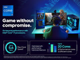 Processeur Intel Core i7 14700K, 33 Mo de mémoire cache, jusqu'à 5,60 GHz