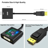 BENFEI DisplayPort to DVI, Gold-Plated DP to DVI Adapter (Male to Fema