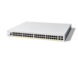 Cisco Catalyst 1300-48P-4G Managed Switch, 48 Port GE, PoE, 4x1GE SFP,