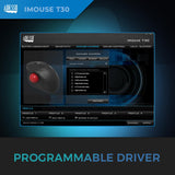 Adesso T30 Wireless Ergonomic Finger Trackball Mouse, Thumb Trackball