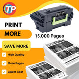Toner Lexmark F/ 58D1H0E PROG. RET. HAUT REND.