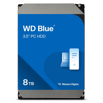 Disque dur interne Western Digital 8 To WD Blue pour PC - 5 640 tr/min, SATA
