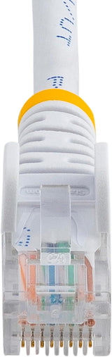 Câble Ethernet Cat5e StarTech.com - 1,5 m - Blanc - Cordon de brassage - Snagless