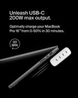 Belkin BoostCharge Pro Chargeur Mural USB-C 4 Ports GaN 200W Multi-Port