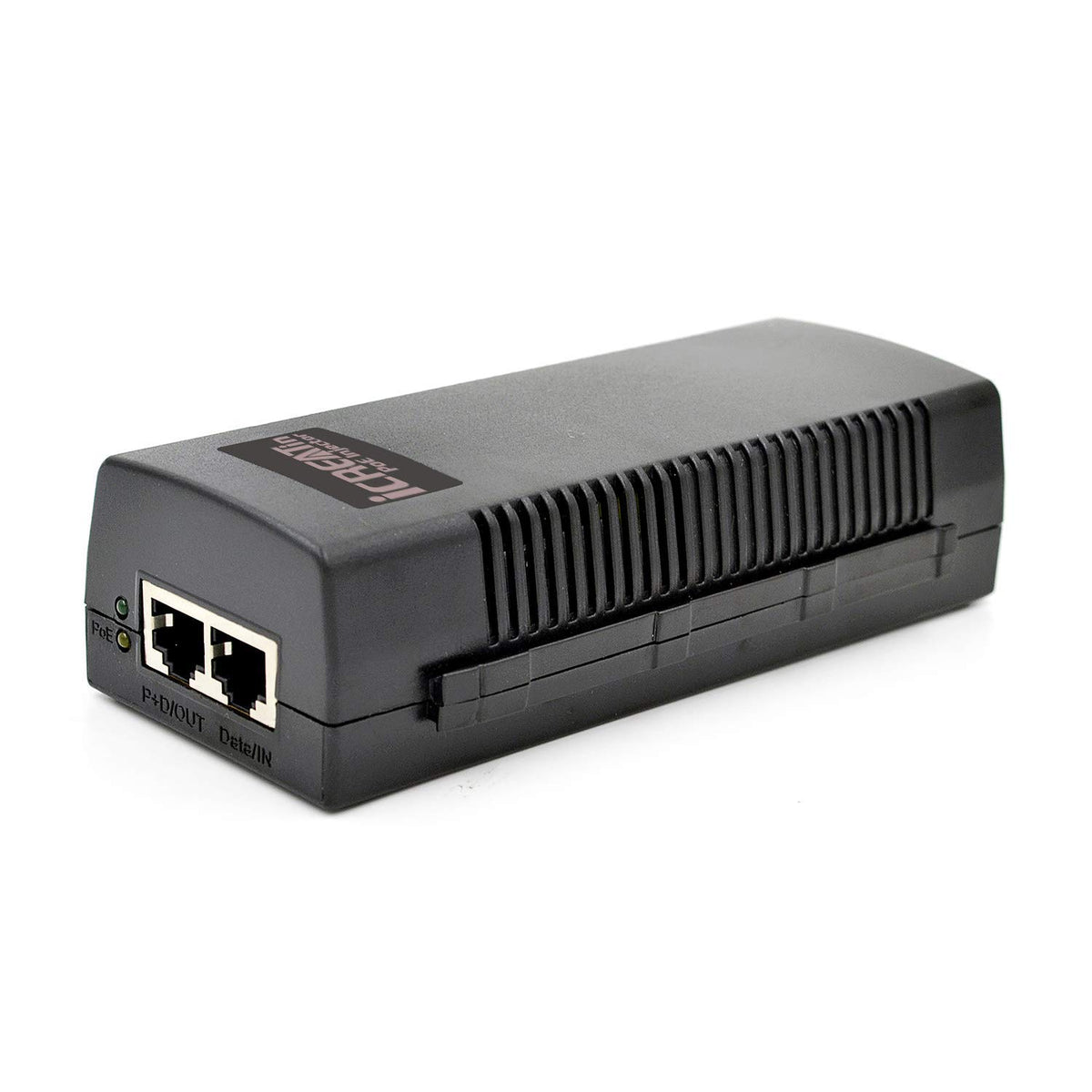 STARTECH 1-PORT 10GBPS POE++ INJECTOR, 60W, 2.5/5/10G ETHERNET/10/100/1000MBPS, POE++ (802.3AF/AT/BT), WALL MOUNTABLE, UNMANAGED INLINE POWER