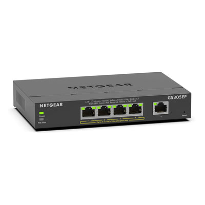 Netgear GS305EP 5-Port Gigabit PoE+ Smart Switch