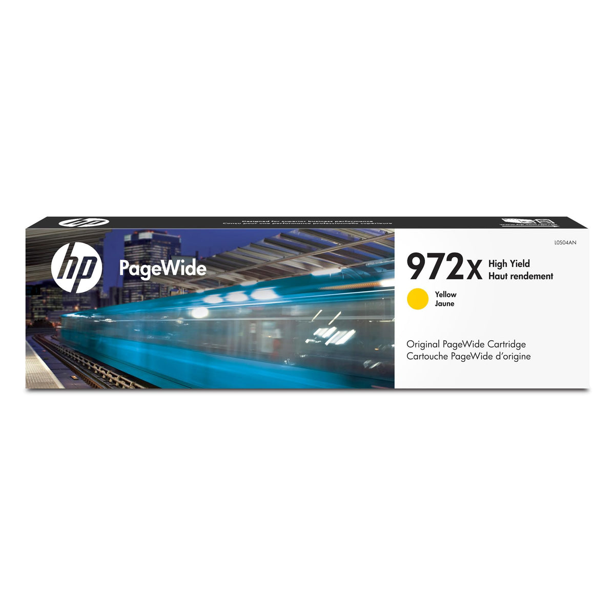 HP 972X L0S04AN Cartouche d'encre PageWide jaune rendement élevé