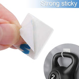 1000-Pack White Self-Adhesive Cable Tie Mounts with Multi-Purpose Stic