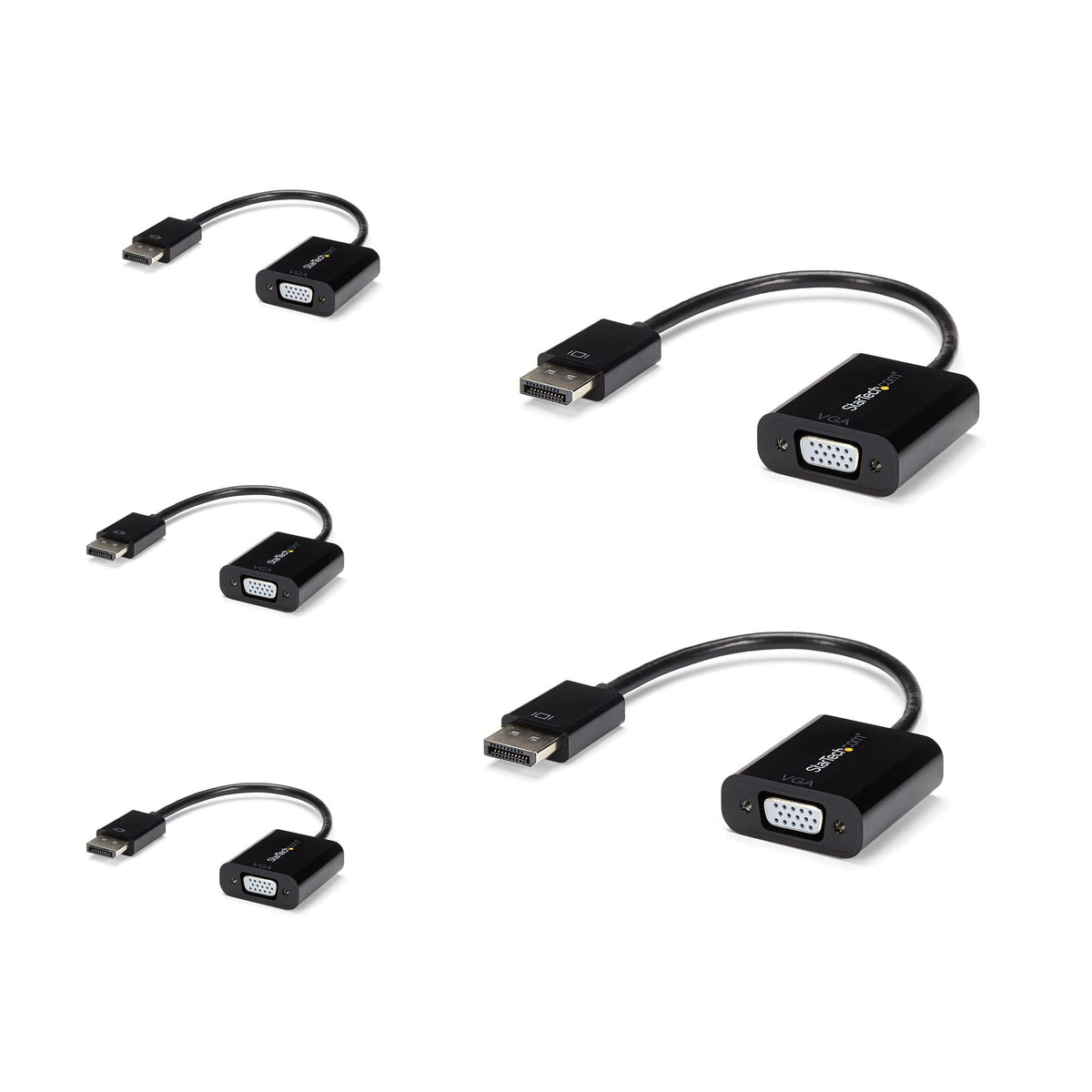 StarTech DP2VGA3X5 DisplayPort to VGA Adapter 5-Pack
