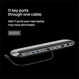 Station d'accueil universelle Belkin Connect 11-en-1 USB-C Pro avec prise en charge de 3 moniteurs,