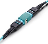 StarTech MPO/MTP Coupler, Multimode OM3/OM4 Fiber Adapter, Key Up-Key