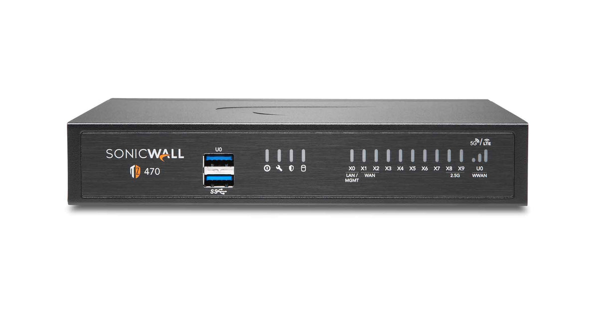 Appareil de sécurité réseau Sonicwall TZ470