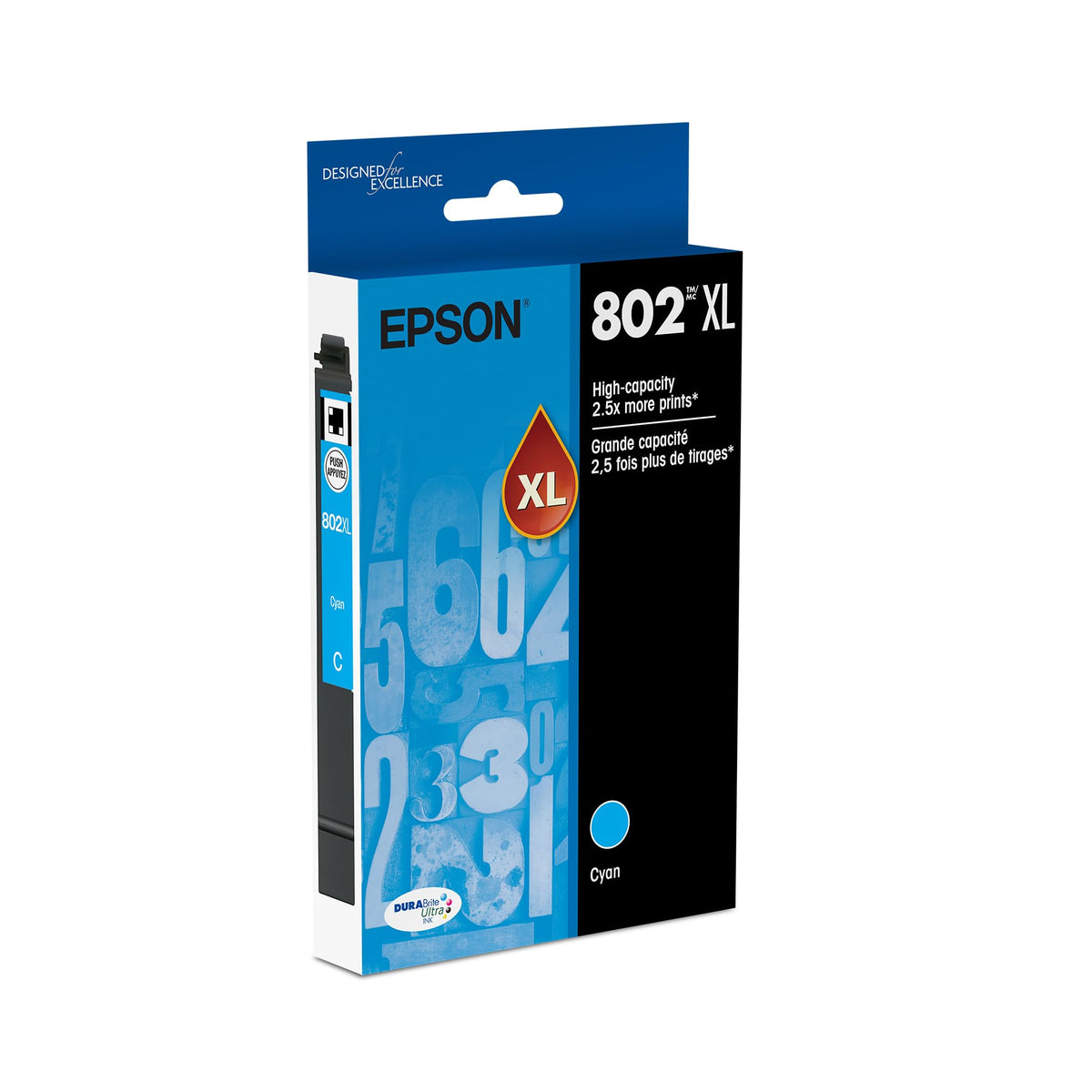 Epson T802XL220-S DuraBrite Ultra High Capacity Ink