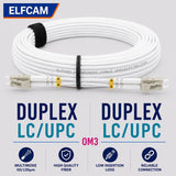 5M Fiber Optic Cable - Multimode Duplex 62.5/125 LSZH Fiber Jumper Cord - LC/ST