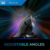 ADESSO iMouse V3-TAA USB Adjustable Wrist Angle Vertical Ergonomic Mou