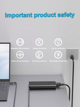 130W USB C Charger for Dell Xps 15 16 17 9640 9500 9510 9520 9530 9575