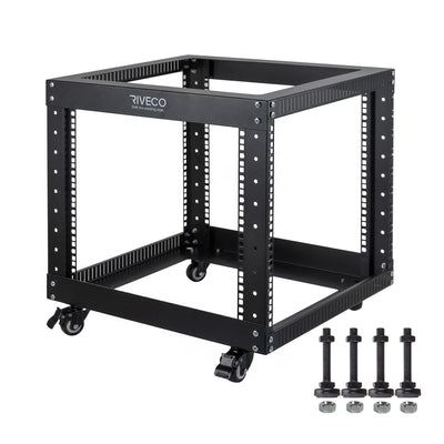 PORTABLE SERVER RACK WITH HANDLES 9U