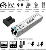 10GBASE-LR SFP+ Optical Transceiver Module Compatible with Juniper QFX