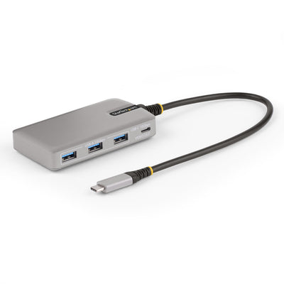 StarTech 4-PORT USB-C Hub with USB-C DP ALT MODE Video Output 4K 60HZ - 3X USB-A, 1X USB Type-C, 100W Power Delivery PASS-Through, USB 3.2 10GBPS, 1FT