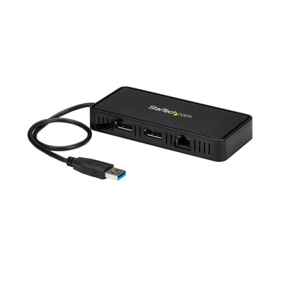 StarTech USB 3.0 Mini Dock, Dual DisplayPort 4K 60Hz Monitor Docking S