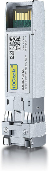 10Gtek 10GBase-SR SFP+ Transceiver 10G 850nm MMF up to 300 Meters Comp