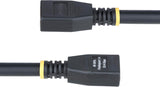 StarTech.com 10ft (3m) DisplayPort 1.4 Extension Cable, DP 1.4 Port Sa