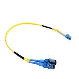 1M (3.3FT) LC TO SC (UPC) OS2 SINGLE MODE DUPLEX FIBER OPTIC CABLE, 9/125 M, 100