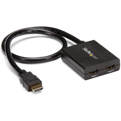 StarTech.com 4K HDMI Splitter 1 In 2 Out - 4K 30Hz HDMI 1.4 2 Port Vid