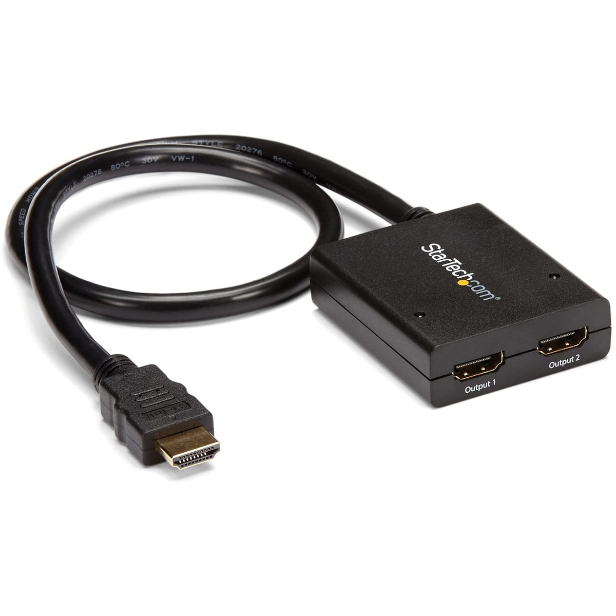 StarTech.com 4K HDMI Splitter 1 In 2 Out - 4K 30Hz HDMI 1.4 2 Port Vid