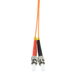 2M ST to ST Fiber Optic Patch Cable Multimode OM1 Duplex 62.5/125µm Op