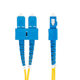 StarTech.com 2m (6.6ft) SC to SC (UPC) OS2 Single Mode Duplex Fiber Op