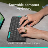 Logitech Flip Folio, Keyboard Case for iPad Pro 13-inch (M4 & M5) & iP