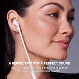 Belkin in-Ear USB-C Headphones w/Mic Control - S, M, and L, White (G3H
