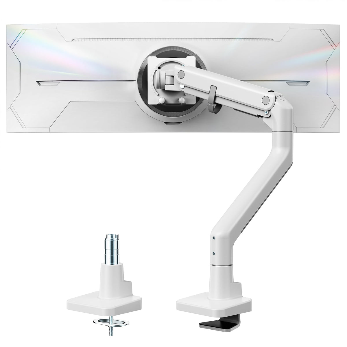 DESK MOUNT MONITOR ARM W/ USB - 17LB LCD