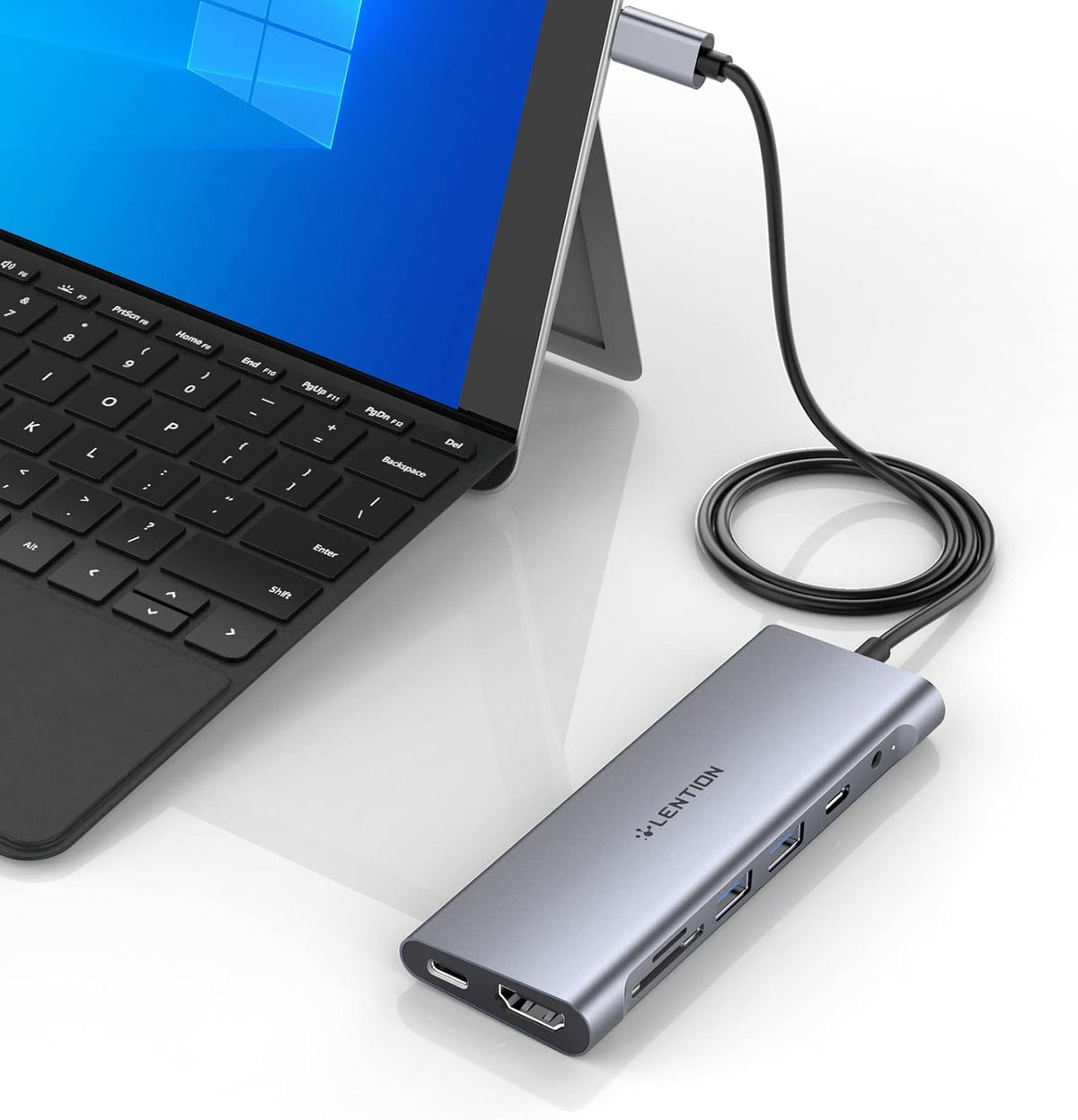 USB-C MULTIPORT ADAPTER 4K 60 HZ HDMI USB 3.2 GEN 2 HUB PORTS