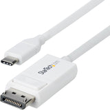 StarTech.com 6ft (2m) USB-C to DisplayPort 1.2 Cable, Bidirectional, 4