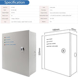 Bloc d'Alimentation Contrôle CA 110-240V vers CC 12V 5A Cabinet Métal Régulé