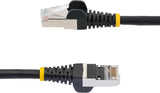 100ft Black CAT6a Ethernet Cable, Snagless RJ45, 10G, 100W PoE, S/FTP, LSZH, 27AWG Pure Bare Copper, 500MHz, Shielded Network Patch Cord