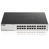 D-Link 24-Port Gigabit Unmanaged Desktop/Rackmount Switch, Rugged Meta