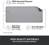 Logitech Desk Mat - Studio Series, Multifunctional Large Desk Pad, Ext