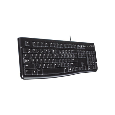 Logitech K120 Wired Keyboard for Windows, USB Plug-and-Play, Full-Size