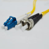 Câble Fibre Monomode OS2 LC-ST 9/125 Duplex - 0,5 Mètre (1,6pi)