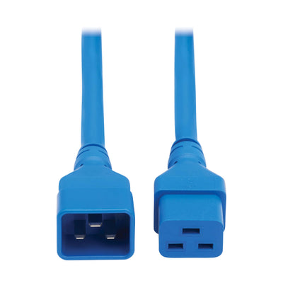 POWER EXTENSION CORD C20 TO C19 HEAVY-DUTY  20A 250V 12 AWG 2 FT.