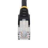 StarTech.com 50ft Black CAT6a Ethernet Cable, Snagless RJ45, 10GbE, 10