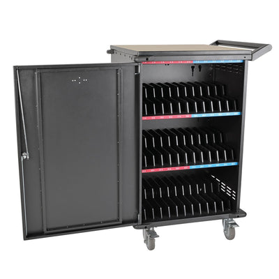 Tripp Lite CSC36AC 36-Port AC Charging Cart Storage Station for Chrome