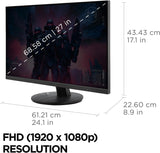Moniteur de jeu ViewSonic VX2716A 27 pouces 1080p 1ms 120Hz IPS avec protection oculaire