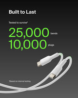 Belkin USB-C to USB-C Cable (2M/6.6ft), USB-C Fast Charging Cable for